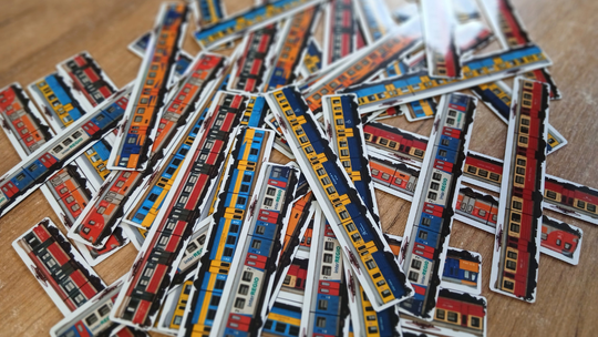 Magnesy EN57 na lodówkę 8 szt. - Magnesiki-Kolejowe.pl