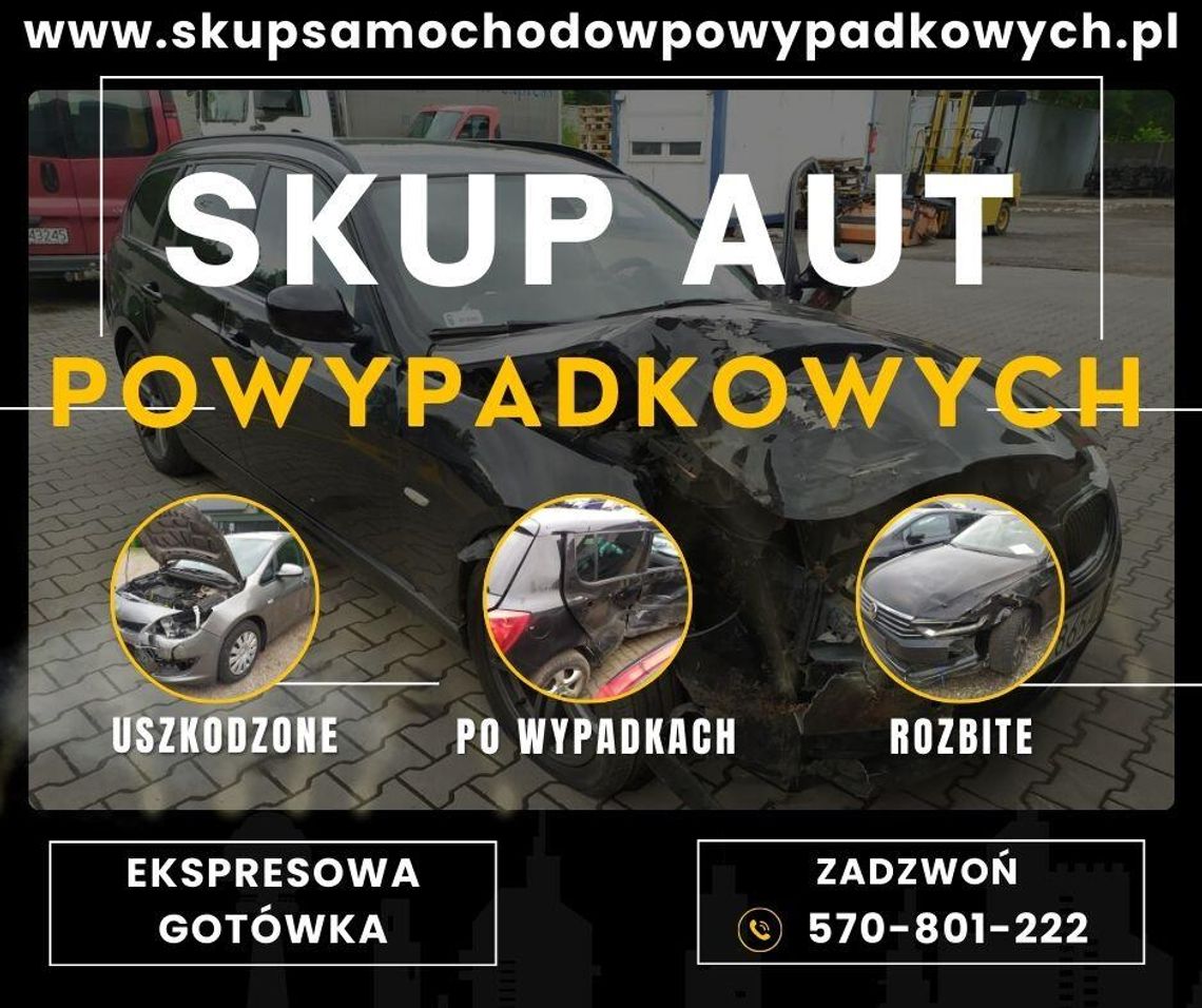 Pozbądź się uszkodzonego samochodu - Skup samochodów powypadkowych