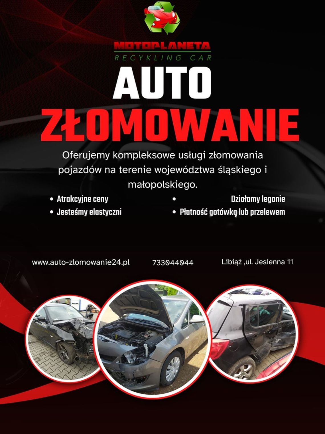 auto-zlomowanie24.pl Złomowanie Samochodów Gotówka