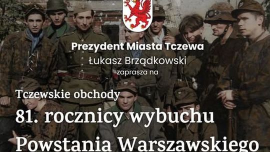 1 sierpnia w Parku Miejskim uczcimy powstańców warszawskich