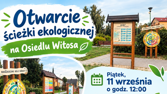 Ekologia, zabawa i dobra energia. Na Osiedlu Witosa otwierają ścieżkę ekologiczną