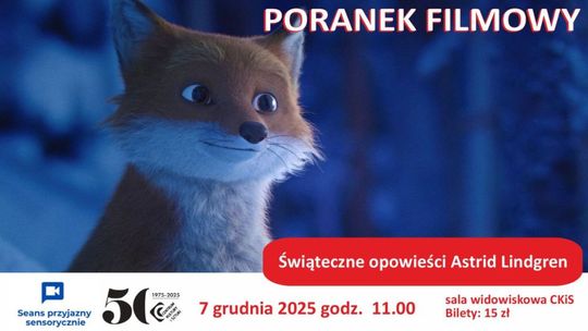 Świąteczne opowieści Astrid Lindgren - Poranek Filmowy Przyjazny Sensorycznie 2025 Świąteczne opowieści Astrid Lindgren - Poranek Filmowy Przyjazny Sensorycznie 2025