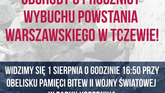 Uroczystość pamięci Powstańców Warszawskich w Tczewie