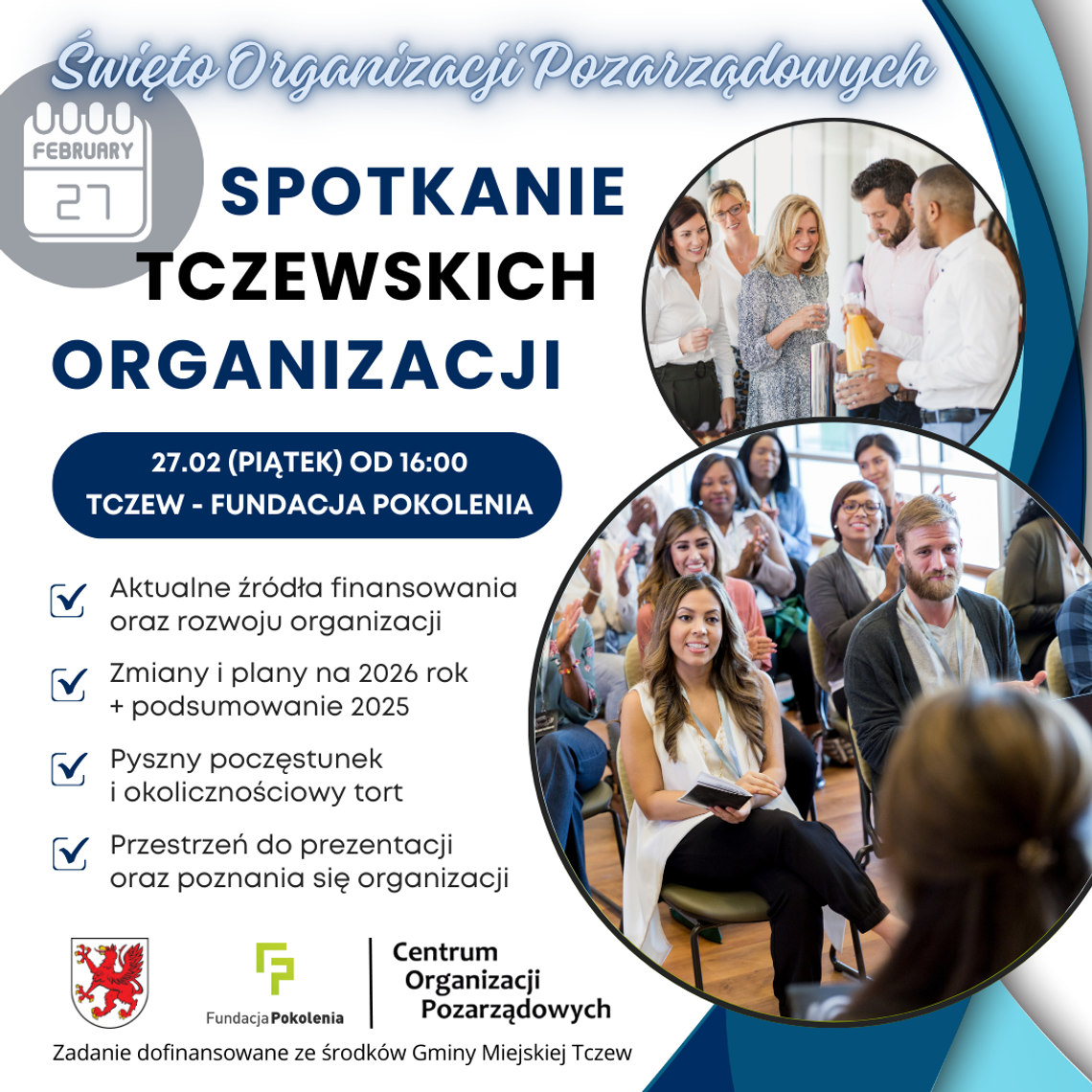 Dziś Święto NGO – Spotkanie tczewskich organizacji – 27 lutego