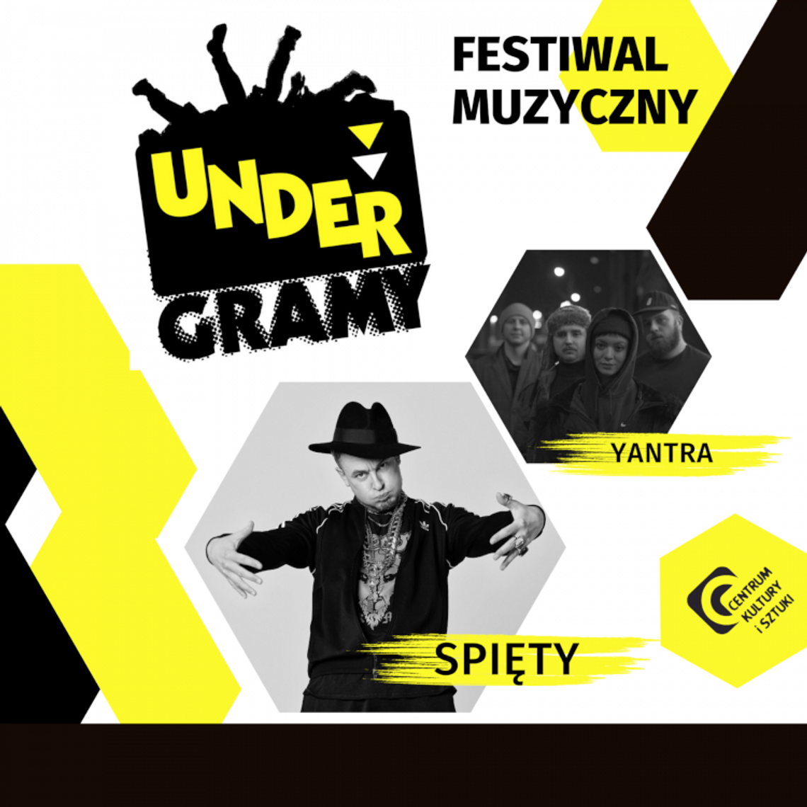 Festiwal Muzyczny UNDERGRAMY - Konkurs dla zespołów + koncerty: Spięty /Black Mental i Yantra