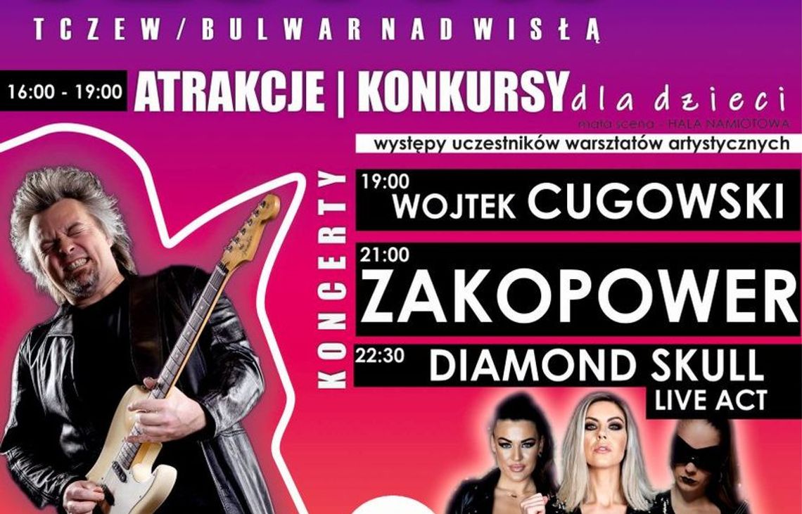 Festyn Samorządowo-Komunalny i Festiwl Food Trucków. Mamy dla Was KONKURS. GWIAZDY: CUGOWSKI, ZAKOPOWER i DIAMOND SKULL LIVE ACT !! Festyn Samorządowo-Komunalny i Festiwl Food Trucków. Mamy dla Was KONKURS. GWIAZDY: CUGOWSKI, ZAKOPOWER i DIAMOND SKULL LIVE ACT !!