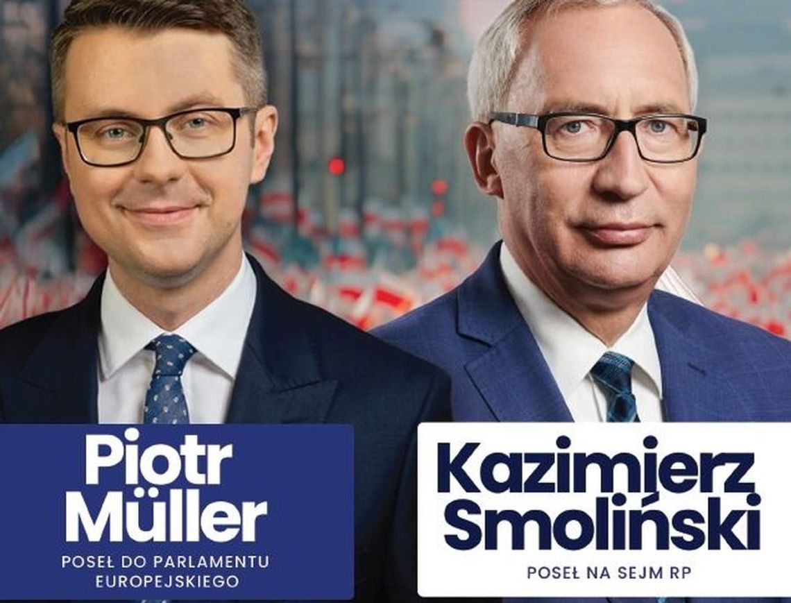 Już 9 kwietnia spotkanie posła Kazimierza Smolińskiego i europosła Piotra Müllera w Tczewie