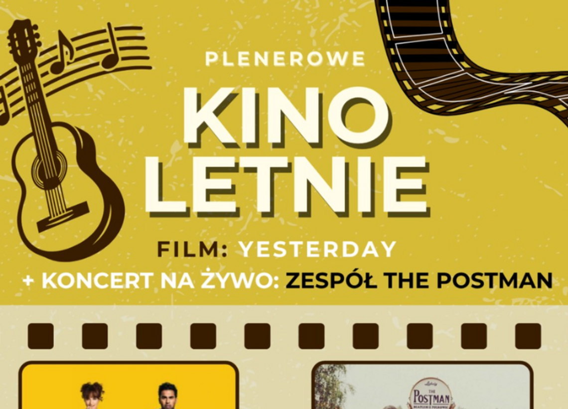 Kino letnie oraz koncert zespołu The Postman. Kino letnie oraz koncert zespołu The Postman.