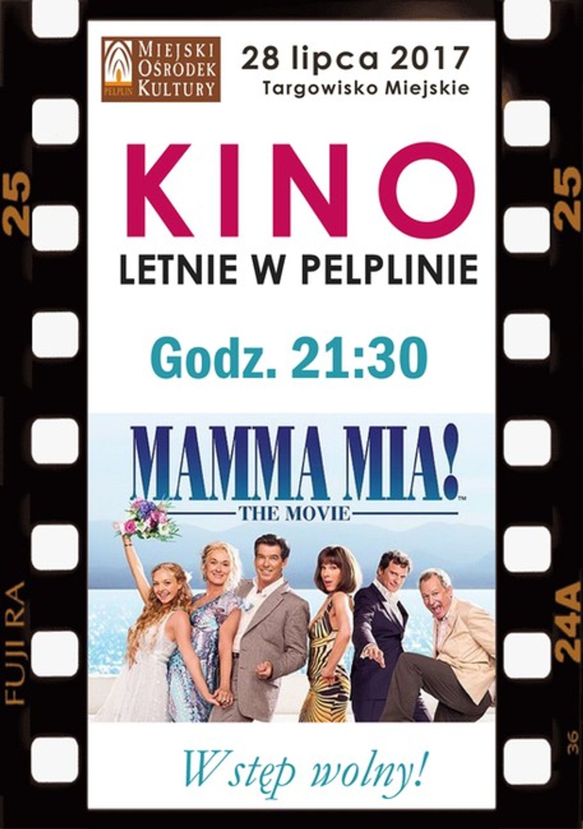  Kino Letnie zaprasza na film "Mamma Mia!".