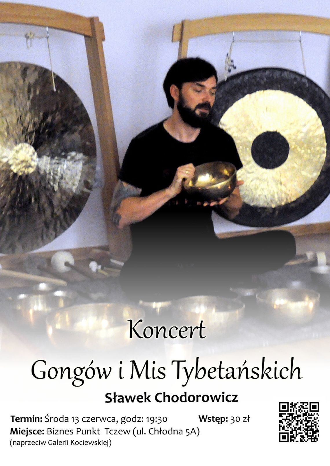 Koncert Gongów i Mis Tybetańskich w Tczewie Koncert Gongów i Mis Tybetańskich w Tczewie