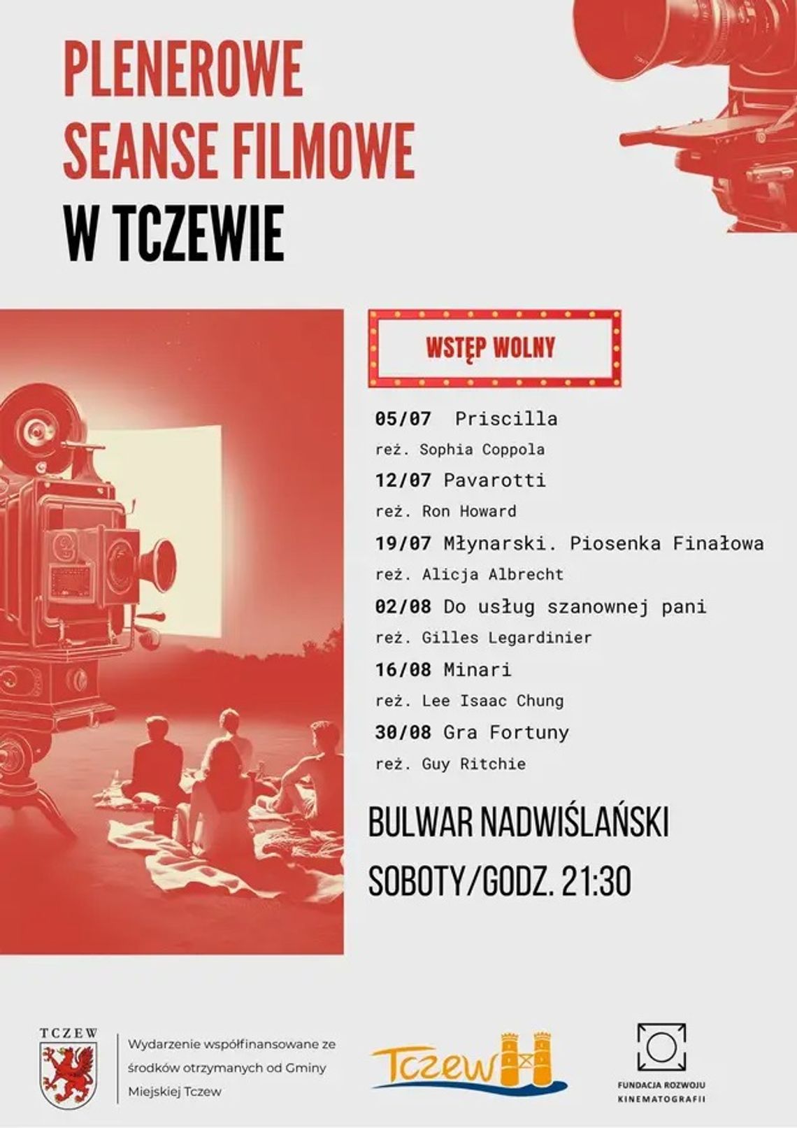 Letnie kino plenerowe zaprasza do Tczewa