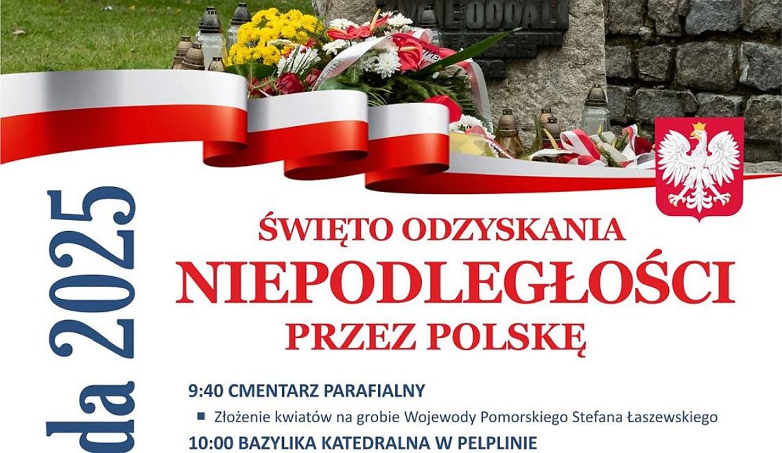 Pelplin upamiętni rocznicę odzyskania niepodległości
