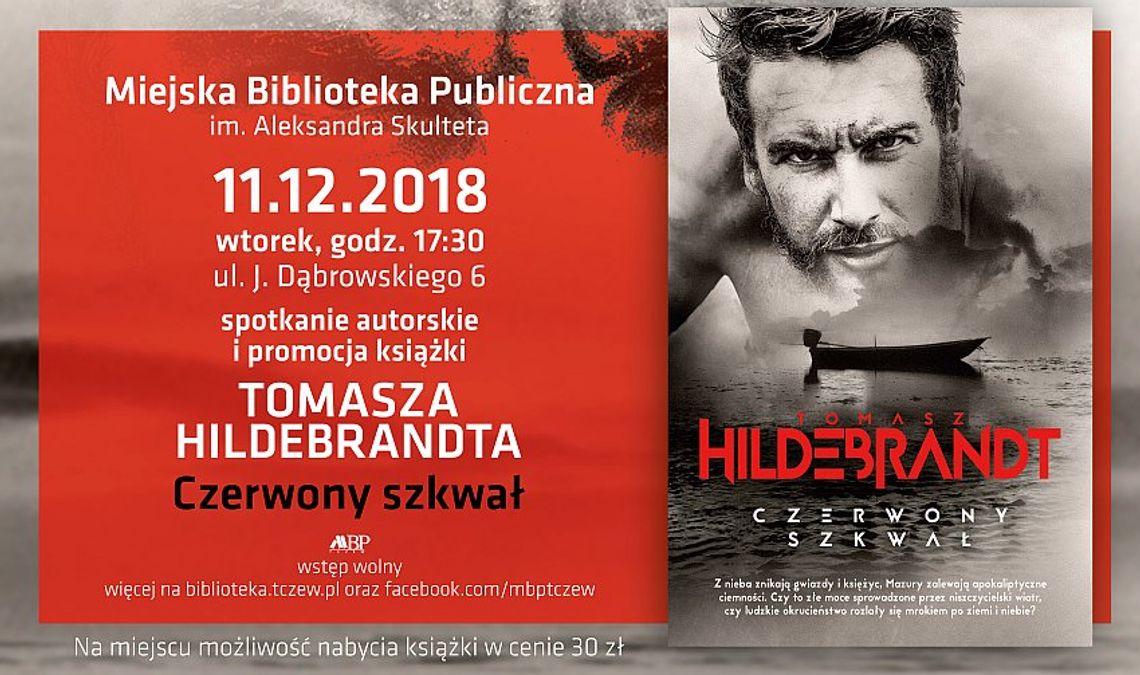 Promocja książki Tomasza Hildebrandta.