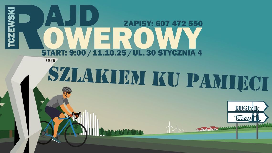 Rajd rowerowy "Szlakiem ku pamięci"