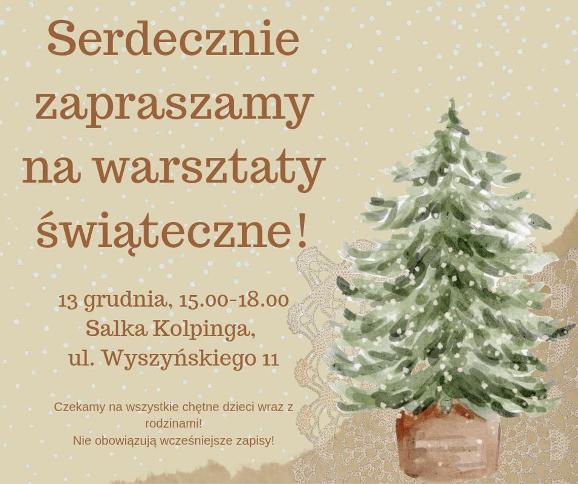 Rodzinne Świąteczne Warsztaty w Tczewie – 13 grudnia Rodzinne Świąteczne Warsztaty w Tczewie – 13 grudnia