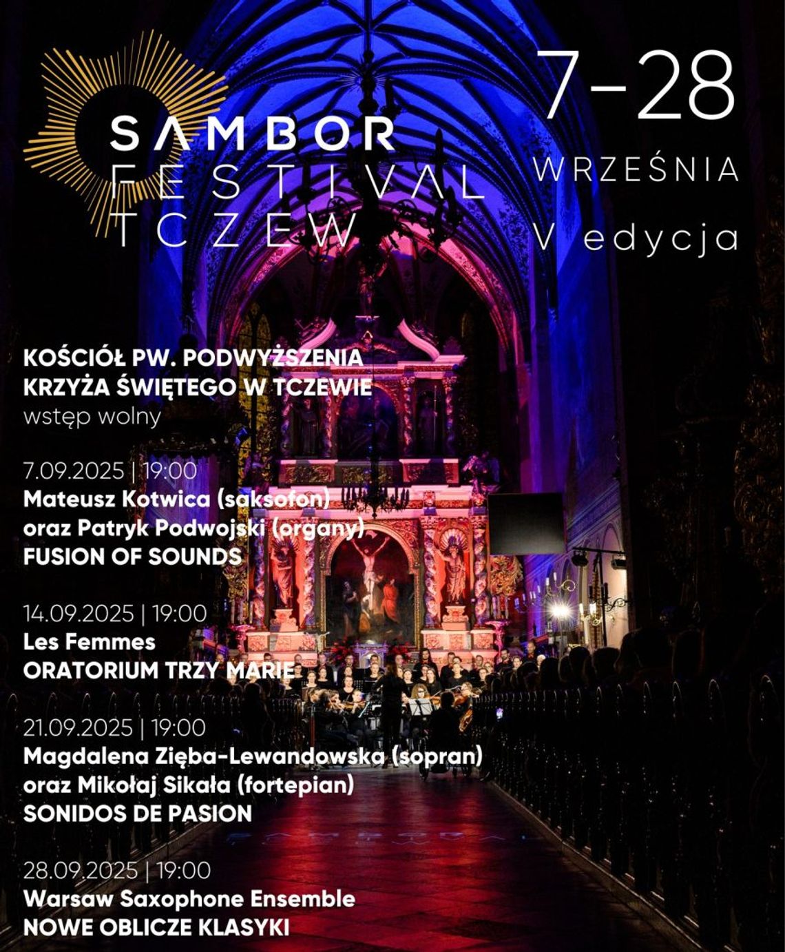V Sambor Festival Tczew 2025 Plakat Sambor Festival Tczew