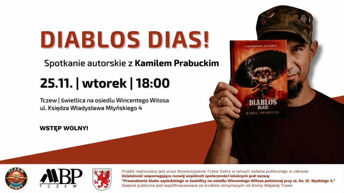 Spotkanie autorskie z Kamilem Prabuckim w Tczewie