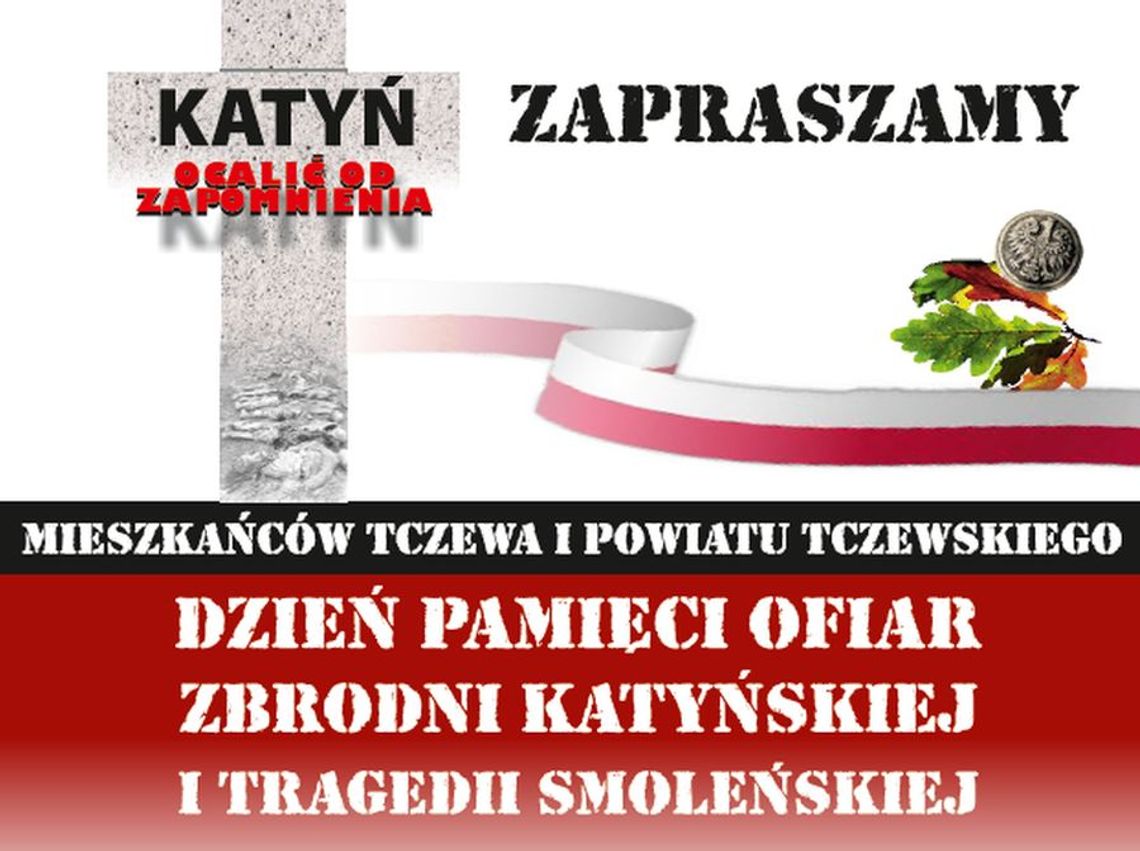 Tczew uczci Ofiary Zbrodni Katyńskiej. Uroczystości przy Panteonie Katyńskim