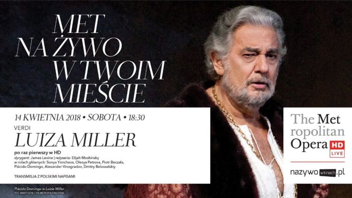 The Metropolitan Opera: Live in HD Verdi Luiza Miller