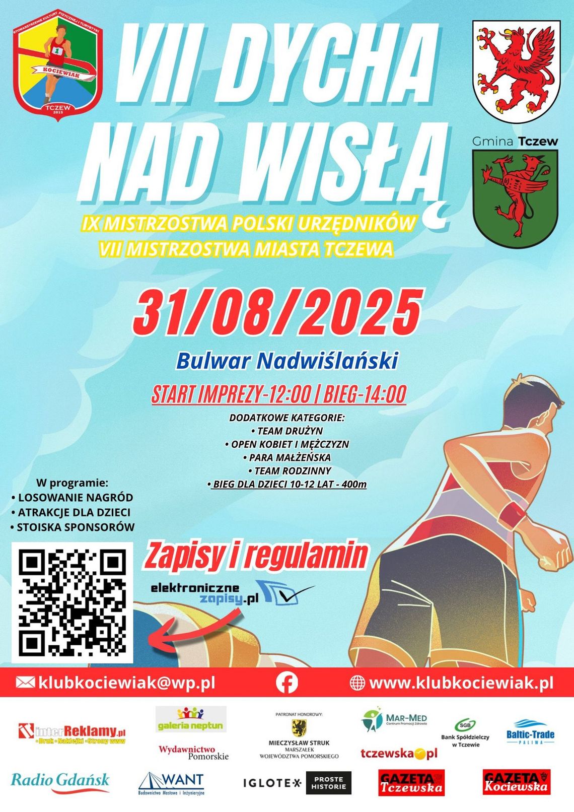 W ostatnią niedzielę VII DYCHA NAD WISŁĄ pod patronatem prezydenta
