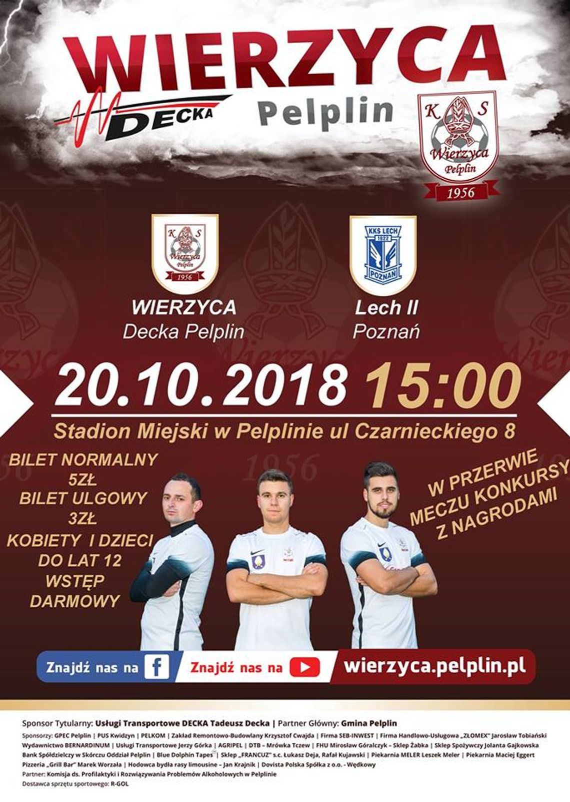 Wierzyca Decka Pelplin - KKS Lech II Poznań