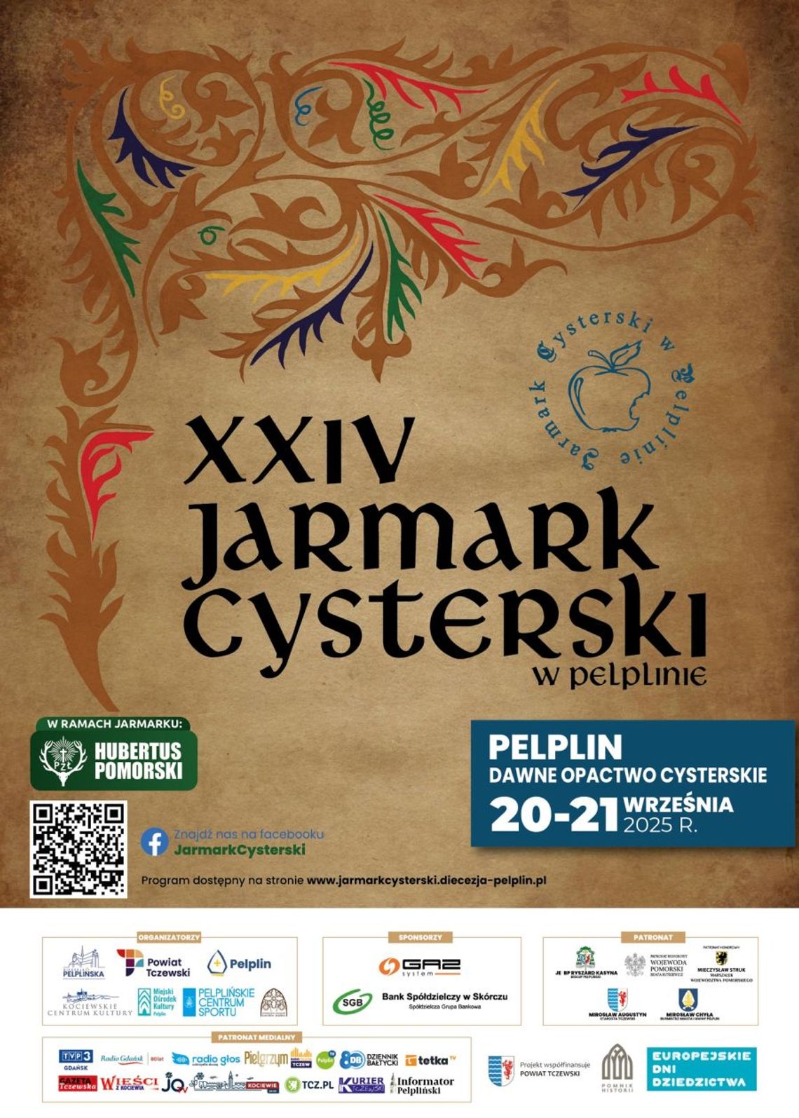 XXIV Jarmark Cysterski w Pelplinie – 19–21 września 2025 XXIV Jarmark Cysterski w Pelplinie – 19–21 września 2025
