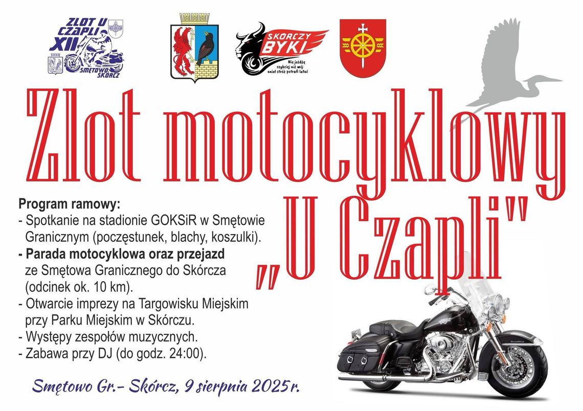 Zlot motocyklowy ,,U Czapli"! Zlot motocyklowy ,,U Czapli"!
