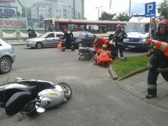 Kolizja na ulicy Gdańskiej