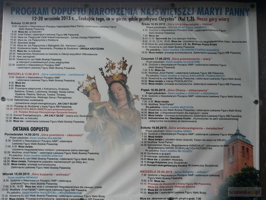 Odpust NMP w Piasecznie i dożynki gminy Gniew