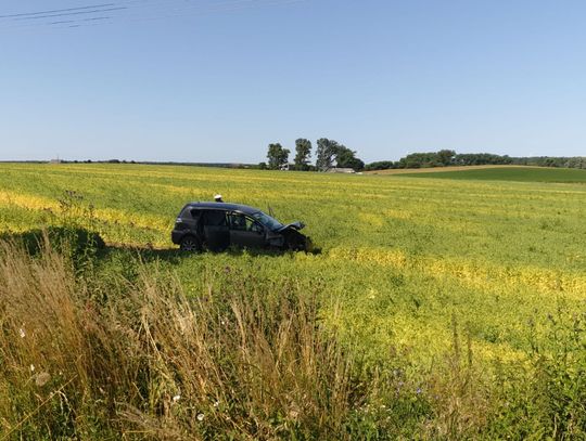 Dzisiaj ok. godz. 9.00 w Narkowych przy ulicy Tczewskiej doszło do wypadku drogowego. fot. KP PSP Tczew