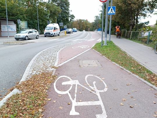 Ścieżki rowerowe w Tczewie.  System rowerowy poprawny, ale do udoskonalenia